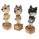 Maxbell Dog Puppy Animal Figure Toy Doll Home Car Auto Interior Decor Brown