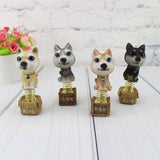 Maxbell Dog Puppy Animal Figure Toy Doll Home Car Auto Interior Decor Brown