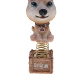 Maxbell Dog Puppy Animal Figure Toy Doll Home Car Auto Interior Decor Brown