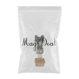 Maxbell Dog Puppy Animal Figure Toy Doll Home Car Auto Interior Decor Black