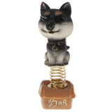 Maxbell Dog Puppy Animal Figure Toy Doll Home Car Auto Interior Decor Black