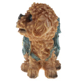 Maxbell Resin Dog Pen Pot Pencil Brush Holder Desk Organizer Home Desk Decoration B