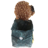 Maxbell Resin Dog Pen Pot Pencil Brush Holder Desk Organizer Home Desk Decoration B