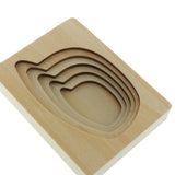 Maxbell 5-Layer Wooden Puzzle Early Educational Toy for Baby Toddler Blue Whale