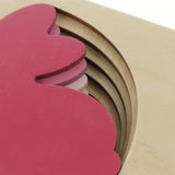 Maxbell 5-Layer Wooden Puzzle Early Educational Toy for Baby Toddler Rabbit