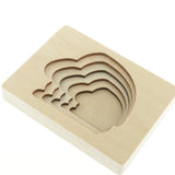 Maxbell 5-Layer Wooden Puzzle Early Educational Toy for Baby Toddler Rabbit