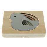 Maxbell 5-Layer Wooden Puzzle Early Educational Toy for Baby Toddler Bird