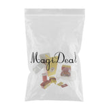 Maxbell Wooden Burger Fries Deluxe Dinner Set Kitchen Pretend Food Toy for Toddlers