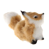 Maxbell Simulation Plush Stuffed Sleeping Fox Toy Doll For Kids Gifts Size_B