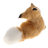 Maxbell Simulation Plush Stuffed Sleeping Fox Toy Doll For Kids Gifts Size_B