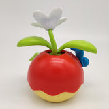 Maxbell Solar Powered Apple Flower Dancing Doll Flip Flap Kids Toy Home Decor Red