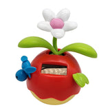 Maxbell Solar Powered Apple Flower Dancing Doll Flip Flap Kids Toy Home Decor Red