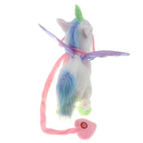 Maxbell Plush Stuffed Unicorn Animal Musical Horse Toy Electric Walking Horse White