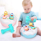 Maxbell Electric Play Cake Fruit Hammer Hamster Music Toy Kids Family Funny Games