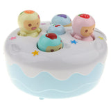 Maxbell Electric Play Cake Fruit Hammer Hamster Music Toy Kids Family Funny Games