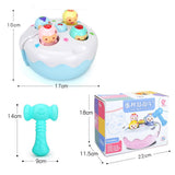 Maxbell Electric Play Cake Fruit Hammer Hamster Music Toy Kids Family Funny Games