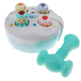 Maxbell Electric Play Cake Fruit Hammer Hamster Music Toy Kids Family Funny Games