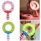 Maxbell Wooden Children Magnifying Glass Fun Toy for Exploring Bugs Insect Green