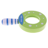 Maxbell Wooden Children Magnifying Glass Fun Toy for Exploring Bugs Insect Green