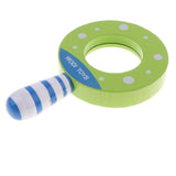 Maxbell Wooden Children Magnifying Glass Fun Toy for Exploring Bugs Insect Green