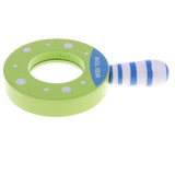 Maxbell Wooden Children Magnifying Glass Fun Toy for Exploring Bugs Insect Green