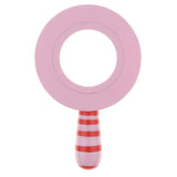 Maxbell Wooden Children Magnifying Glass Fun Toy for Exploring Bugs Insect Pink