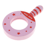 Maxbell Wooden Children Magnifying Glass Fun Toy for Exploring Bugs Insect Pink