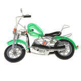 Maxbell Metal Motorcycle Model Art Craft Gift for Harley Motorcycle Lovers Green