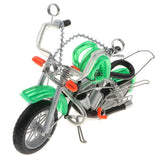 Maxbell Metal Motorcycle Model Art Craft Gift for Harley Motorcycle Lovers Green