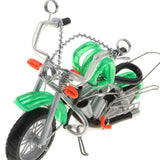 Maxbell Metal Motorcycle Model Art Craft Gift for Harley Motorcycle Lovers Green