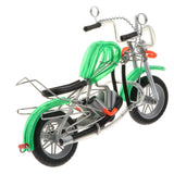 Maxbell Metal Motorcycle Model Art Craft Gift for Harley Motorcycle Lovers Green