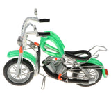 Maxbell Metal Motorcycle Model Art Craft Gift for Harley Motorcycle Lovers Green