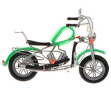 Maxbell Metal Motorcycle Model Art Craft Gift for Harley Motorcycle Lovers Green