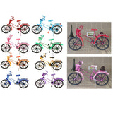 Maxbell 1:10 Aluminum Bike Model Bicycle with Basket Handicraft Toy Red