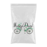 Maxbell 1:10 Aluminum Bike Model Bicycle with Basket Handicraft Toy Green