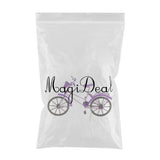 Maxbell 1:10 Aluminum Bike Model Bicycle with Basket Handicraft Toy Purple