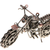 Maxbell Retro Motorcycle Sculpture Motorbike Model Metalwork Craft Home Decor Bronze