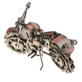 Maxbell Retro Motorcycle Sculpture Motorbike Model Metalwork Craft Home Decor Bronze