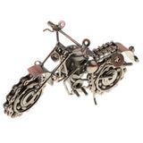 Maxbell Retro Motorcycle Sculpture Motorbike Model Metalwork Craft Home Decor Bronze