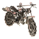 Maxbell Retro Motorcycle Sculpture Motorbike Model Metalwork Craft Home Decor Bronze