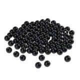 Maxbell 100 Pcs Black Plastic Safety Eyes Kits for Teddy Bear Doll DIY Making 8mm