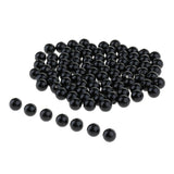 Maxbell 100 Pcs Black Plastic Safety Eyes Kits for Teddy Bear Doll DIY Making 8mm