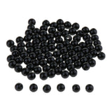 Maxbell 100 Pcs Black Plastic Safety Eyes Kits for Teddy Bear Doll DIY Making 4mm