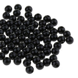 Maxbell 100 Pcs Black Plastic Safety Eyes Kits for Teddy Bear Doll DIY Making 5mm