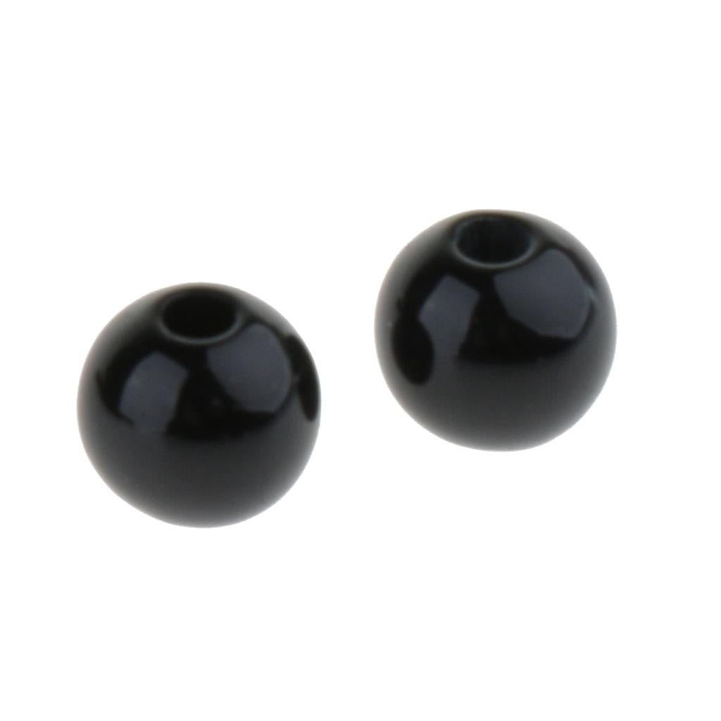 Maxbell 100 Pcs Black Plastic Safety Eyes Kits for Teddy Bear Doll DIY Making 6mm