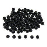 Maxbell 100 Pcs Black Plastic Safety Eyes Kits for Teddy Bear Doll DIY Making 6mm