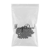 Maxbell 100 Pcs Black Plastic Safety Eyes Kits for Teddy Bear Doll DIY Making 10mm