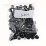 Maxbell 100 Pcs Black Plastic Safety Eyes Kits for Teddy Bear Doll DIY Making 10mm
