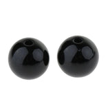 Maxbell 100 Pcs Black Plastic Safety Eyes Kits for Teddy Bear Doll DIY Making 10mm