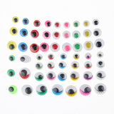 Maxbell 600Pcs Plastic Googly Wiggle Eyes for Teddy Bear Doll Puppet DIY Making Self-Adhesive